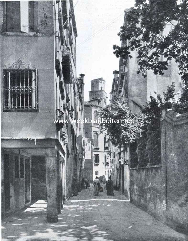 Een der straatjes in Veneti. De Calle Rampani