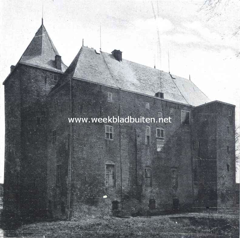 Het Slot Loevestein. Loevestein, achterzijde