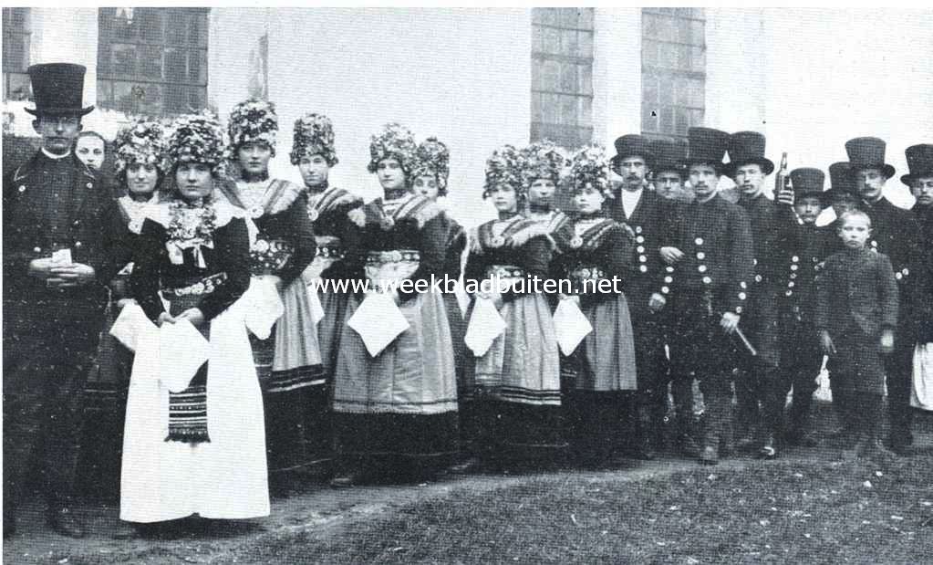 Bruiloftsstoet te Scheessel, Hannover