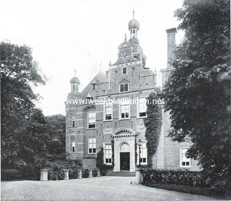 Het kasteel Keppel, voorzijde
