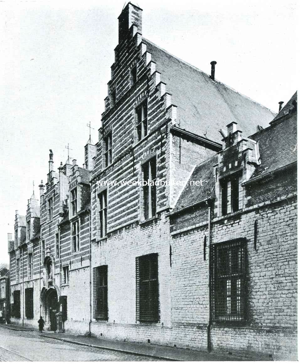 De voorgevel van het Markiezenhof te Bergen op Zoom aan de Steenbergsche straat