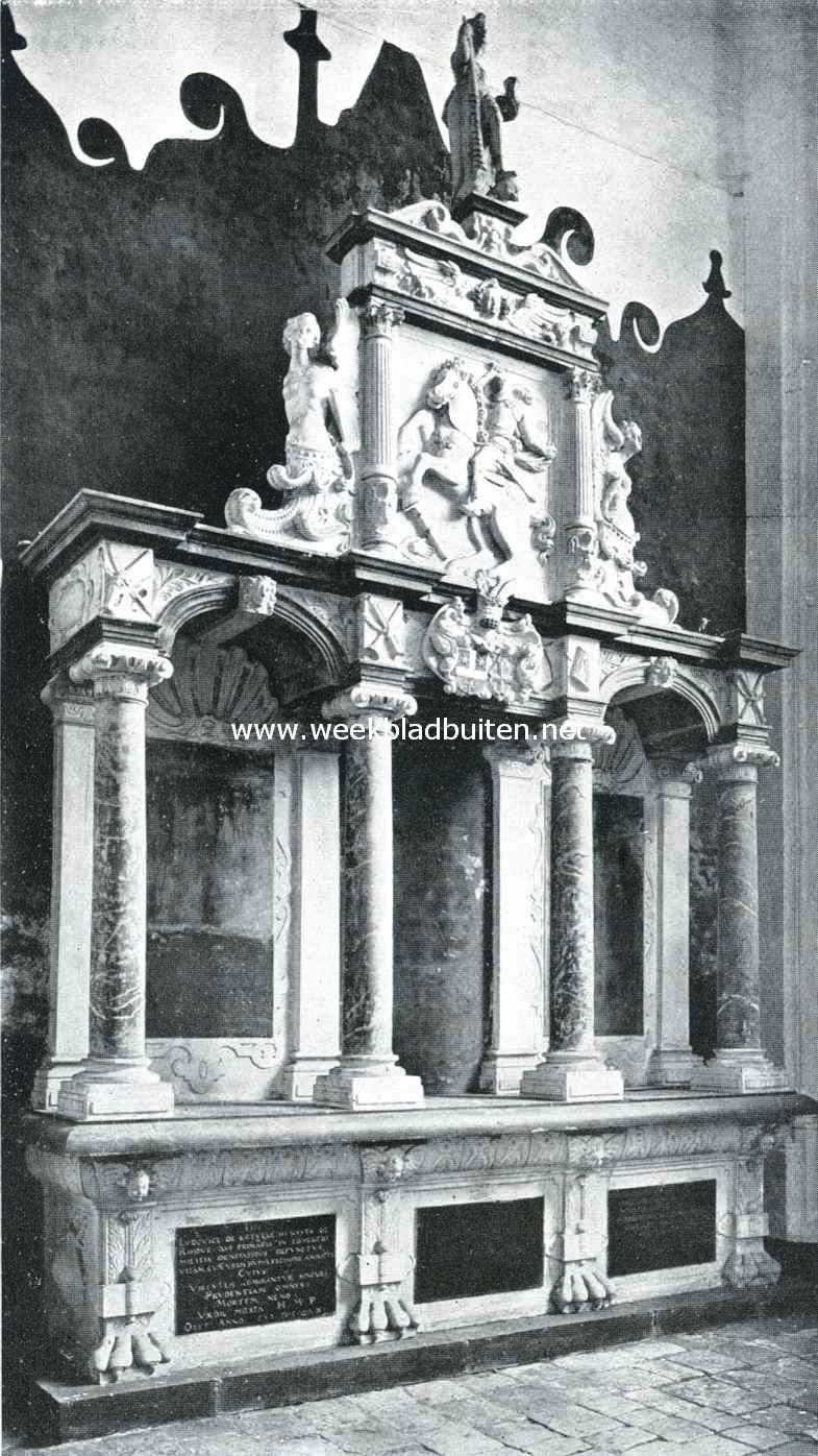 Grafmonument voor Lodewijk de Ketulle (1631) in de St. Lambertuskerk te Bergen op Zoom