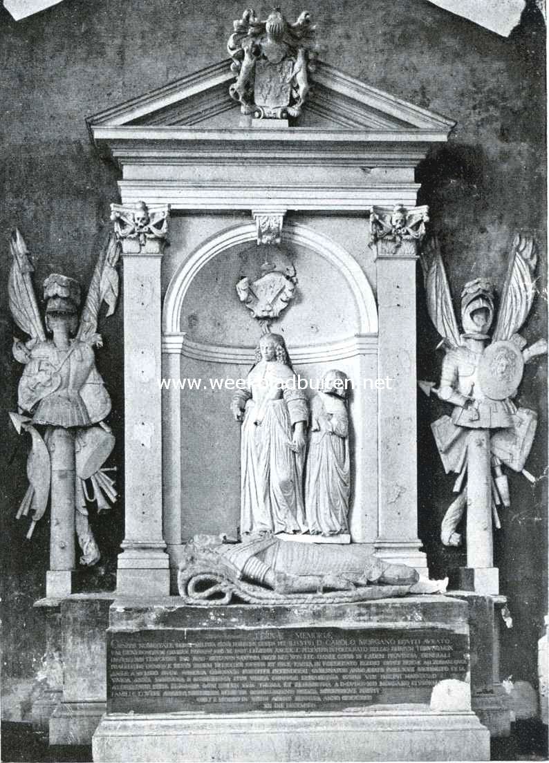 Grafteeken voor generaal Karel Morgan in de St. Lambertuskerk te Bergen op Zoom (1642)