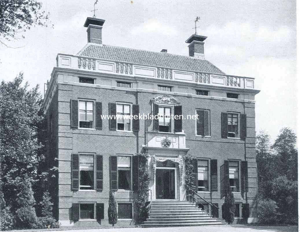 Huize Goudestein. De gevel aan de Vechtzijde