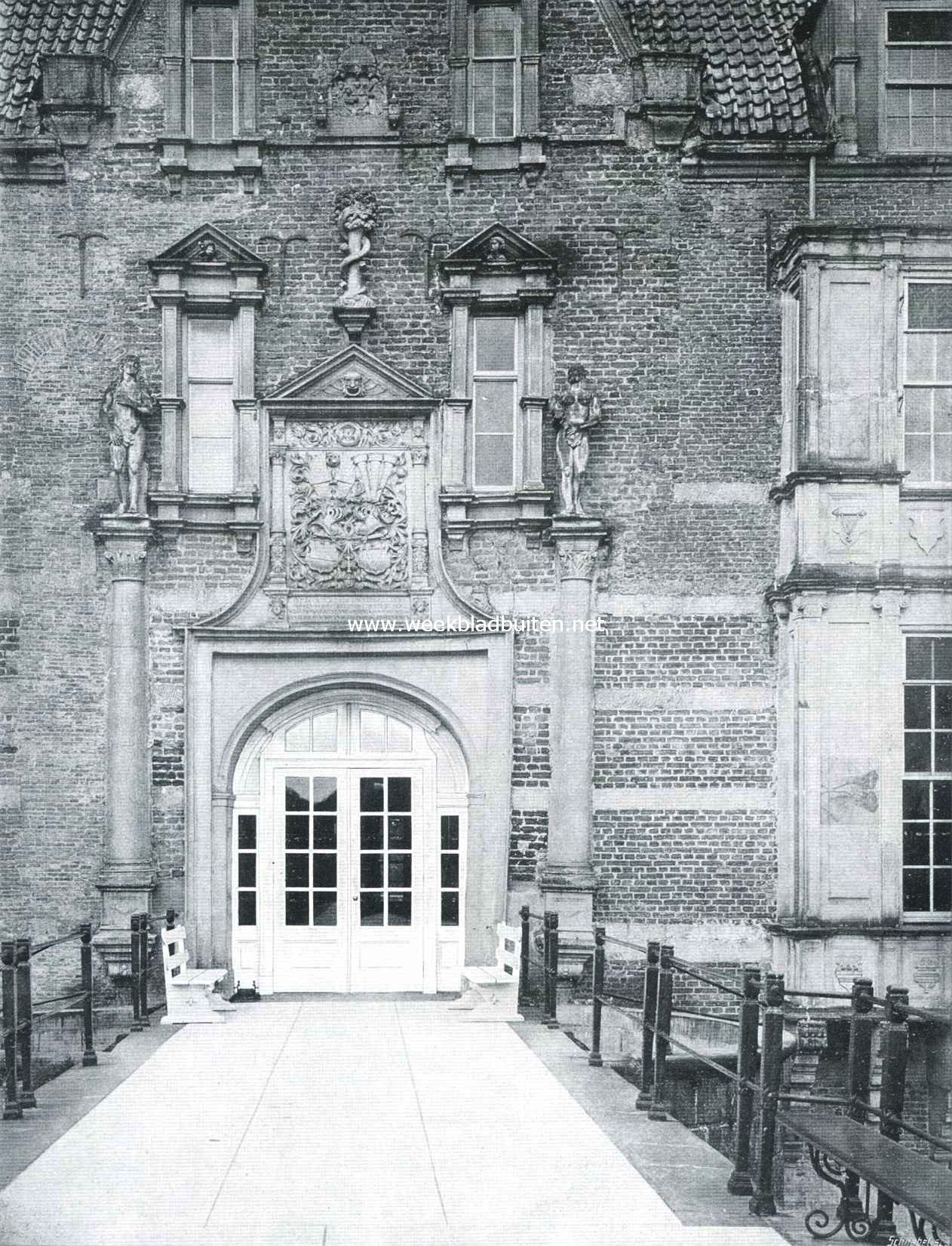 Het kasteel Twickel. De ingang
