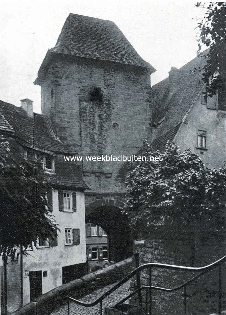 De Hohenstaufenpoort te Wimpfen o/d Berg, binnenzijde