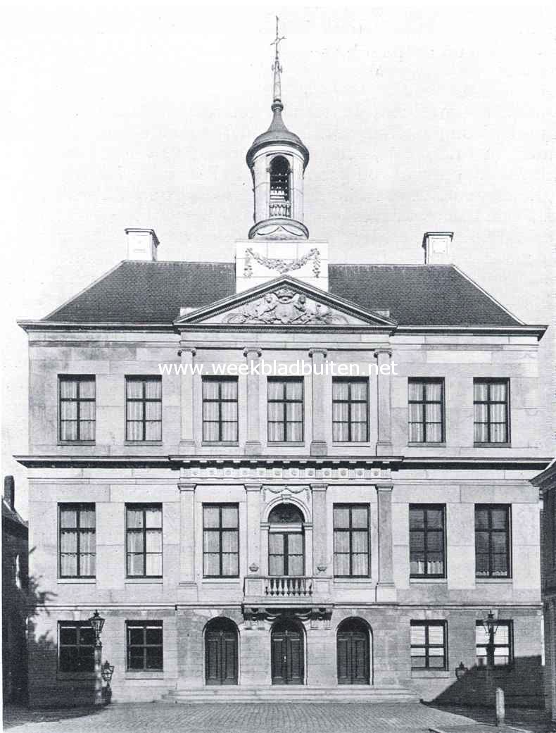 Het Stadhuis te Weesp, voorgevel