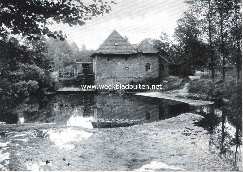 Natuurschoon om Winterswijk. Watermolen in het Woold