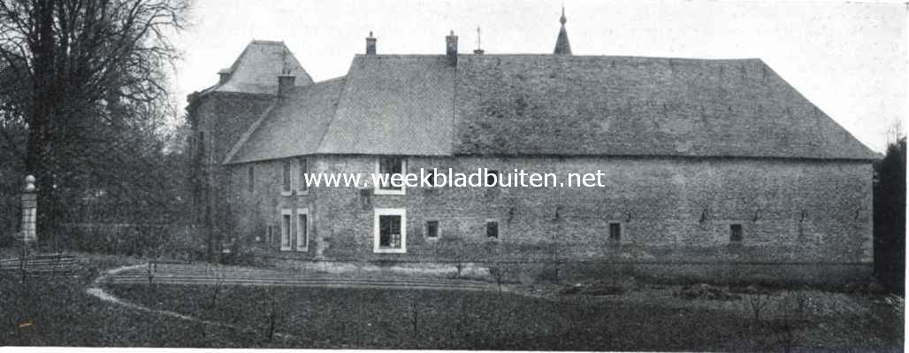 Het kasteel Terworm. Het voorgebouw