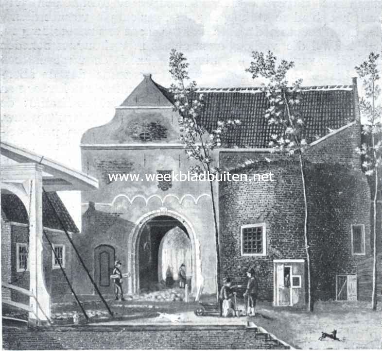 De voormalige Muiderpoort te Weesp