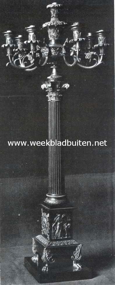 Het Amsterdamsche Stadhuis-Paleis. Empire-kroonluchter 2
