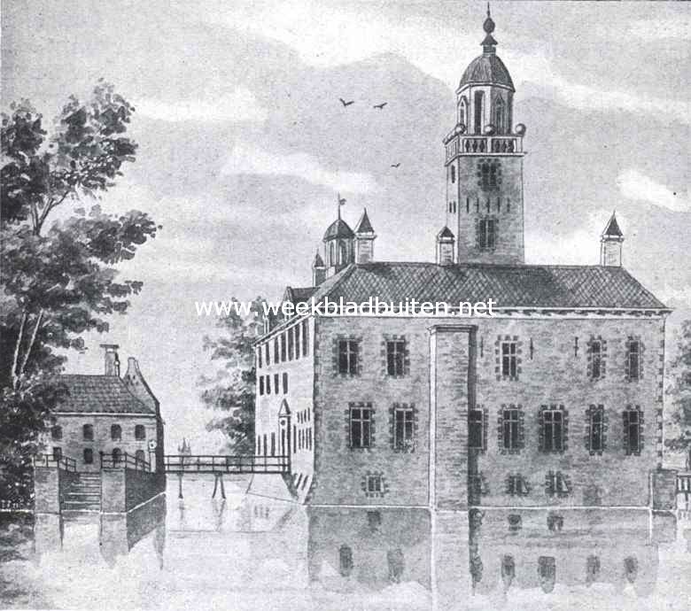 Het huis te Werve in 1729