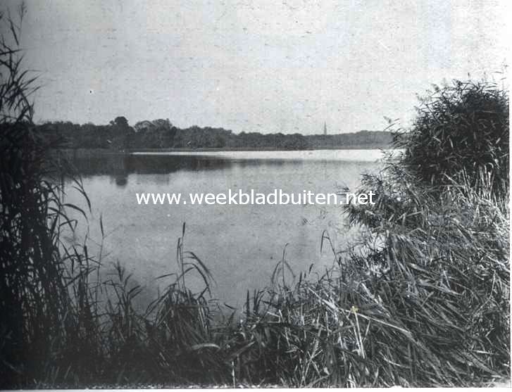 Het 1908-1911 gegraven meer nabij het huis te Werve