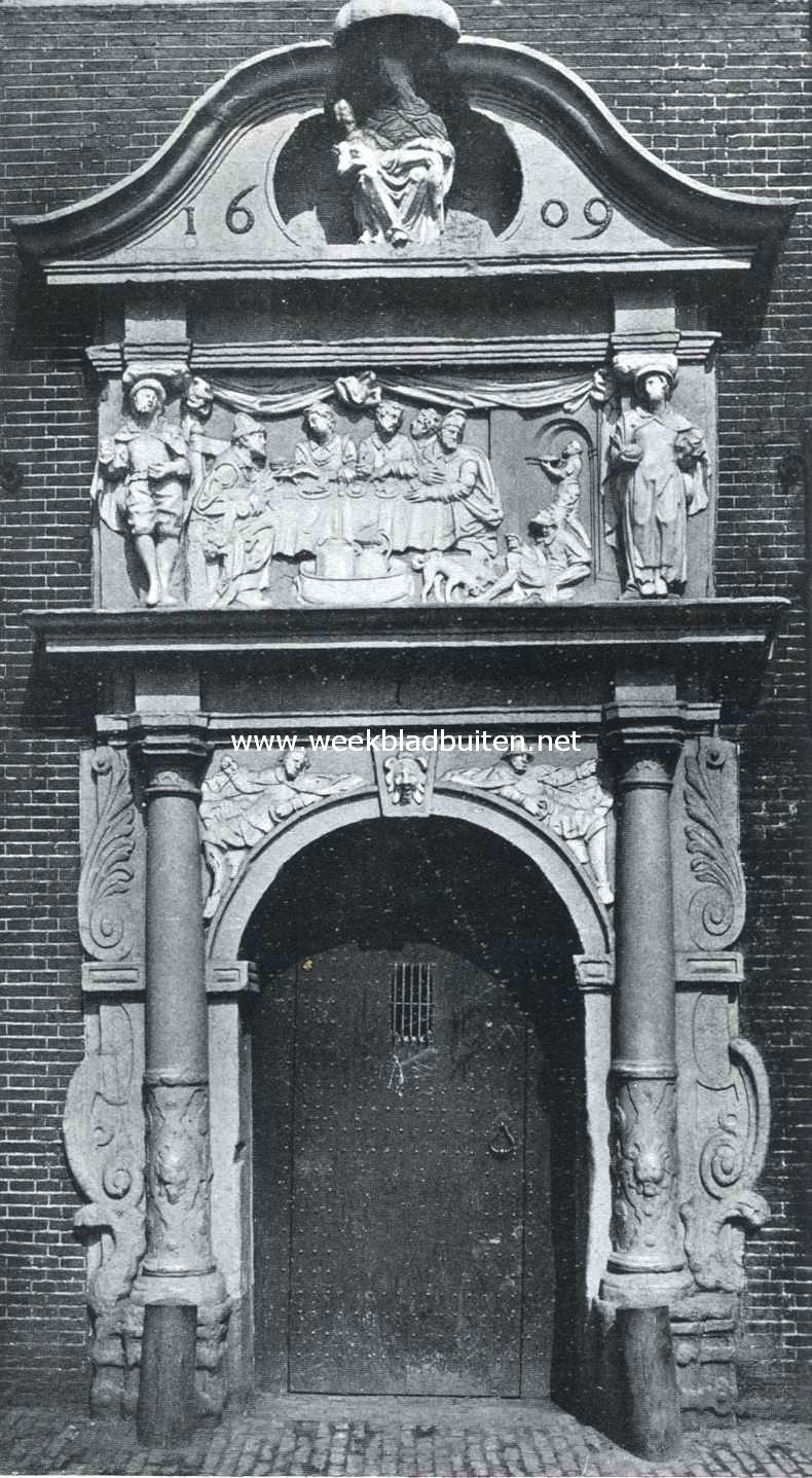 Het Lazaruspoortje van het voormalig Proveniershuis te Gouda
