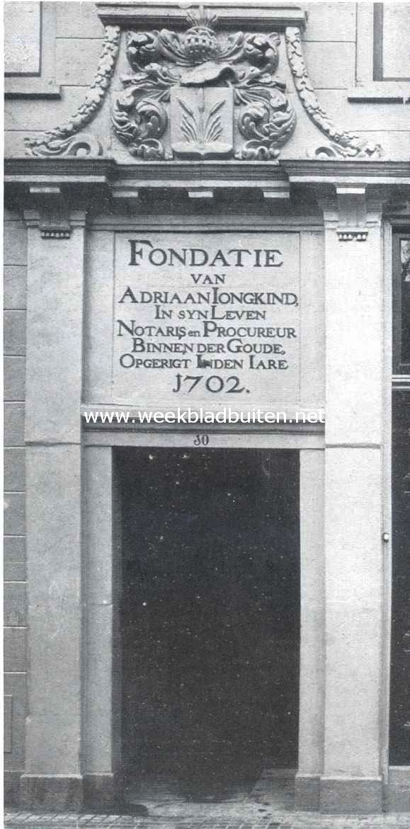 Deur der Fondatie van Adriaan Jongkind te Gouda