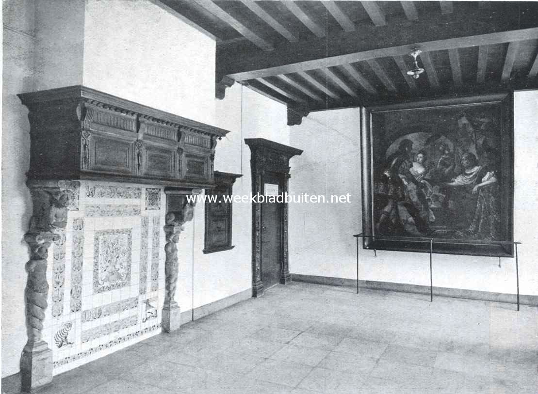 De kleine achterhal in het Raadhuis te Nijmegen