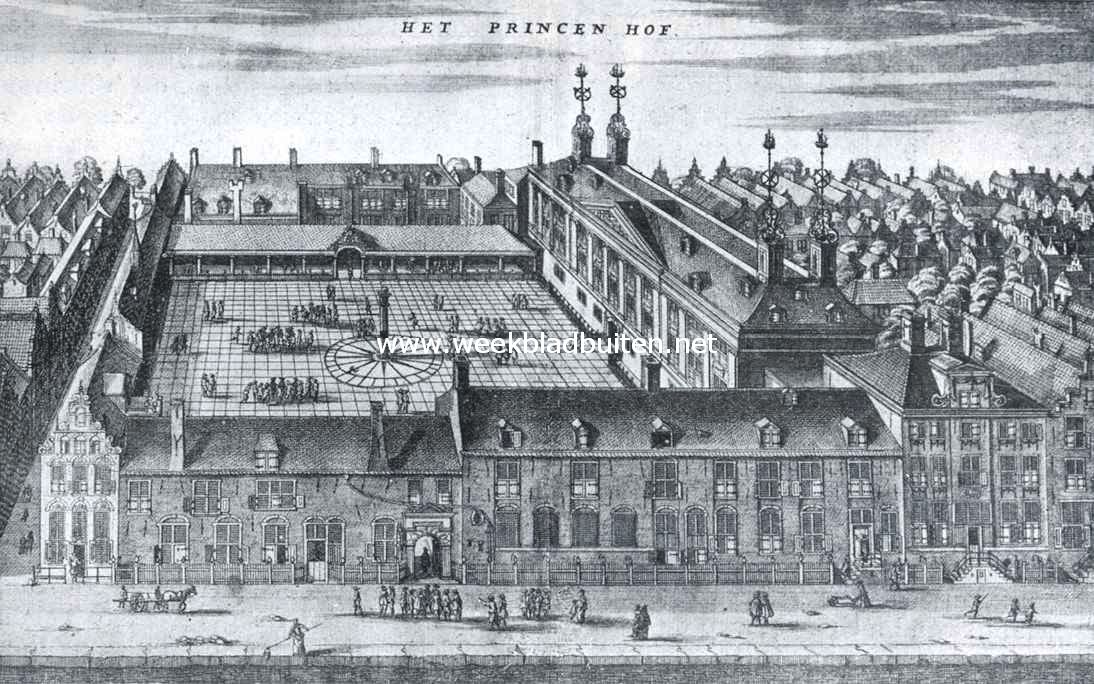 Het Prinsen- of Admiraliteitshof. Overzicht der Prinsenhof-gebouwen in de tweede helft der 17de eeuw