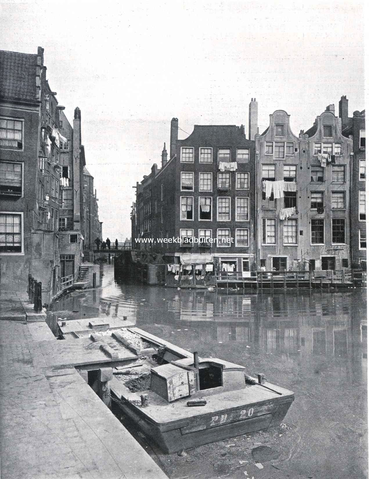 Gezicht op het Kolkje te Amsterdam