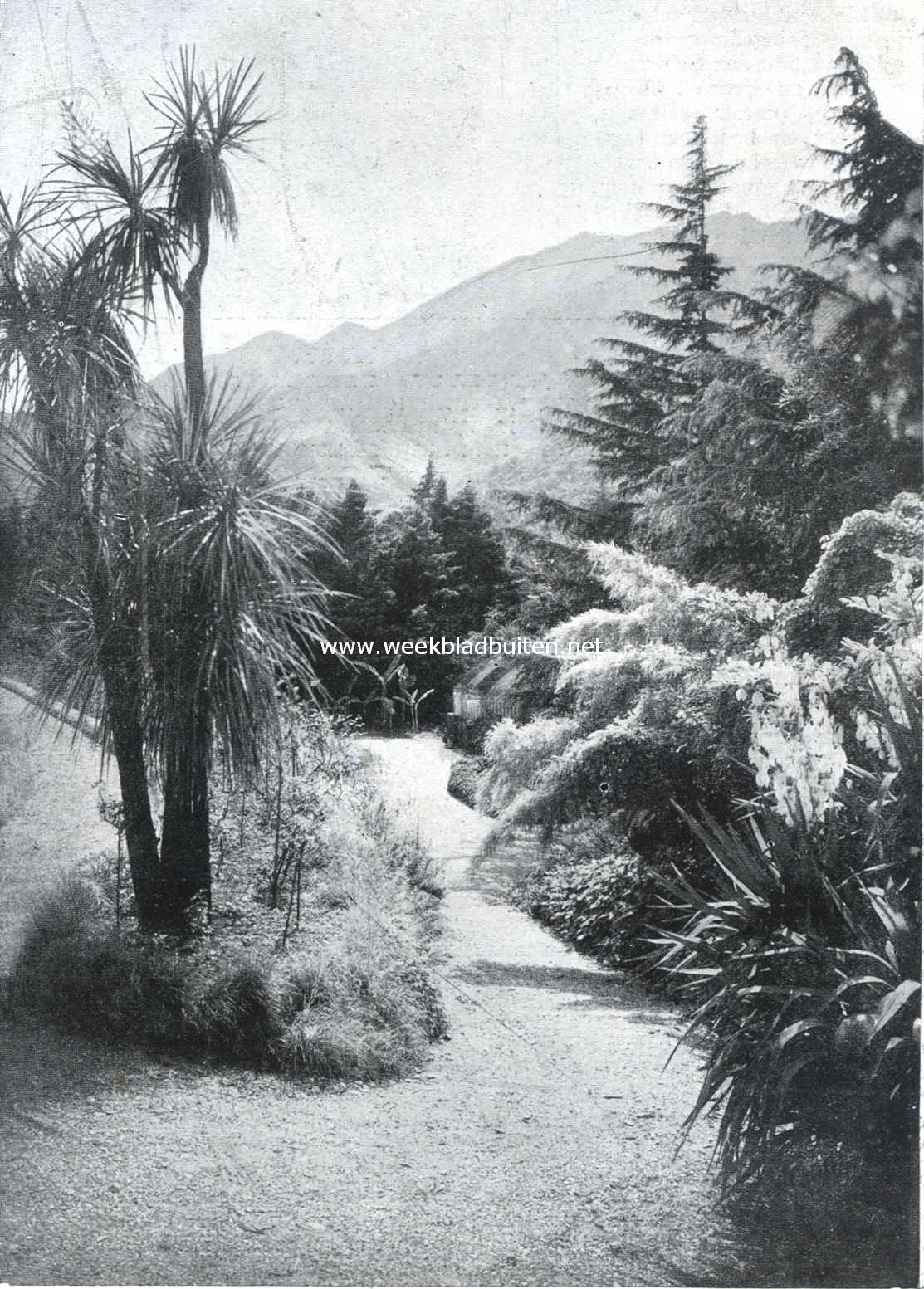 De St. Lger-eilanden in het Lago-Maggiore. In het park