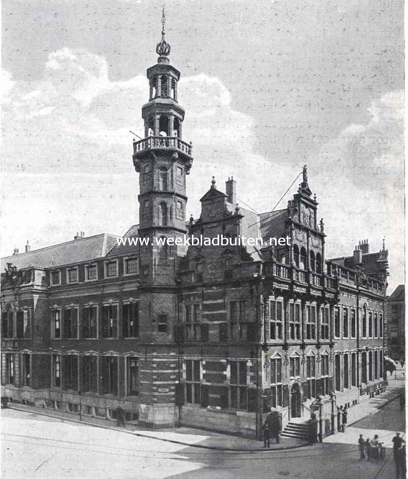 Het Haagsche Raadhuis. Gezien van het zuidwesten