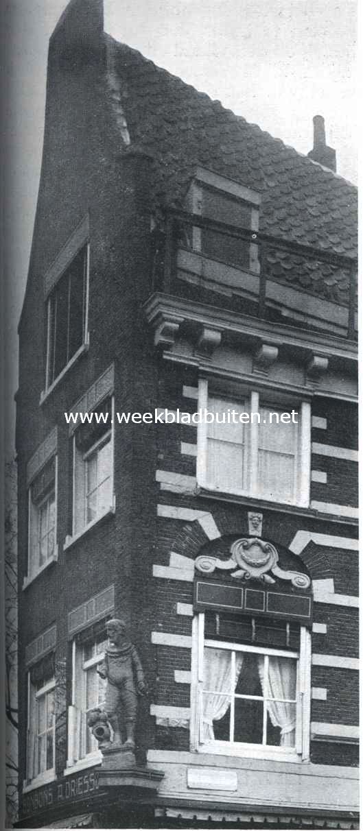 Het huis de Marquis Spinola te Rotterdam. Tegenwoordige toestand