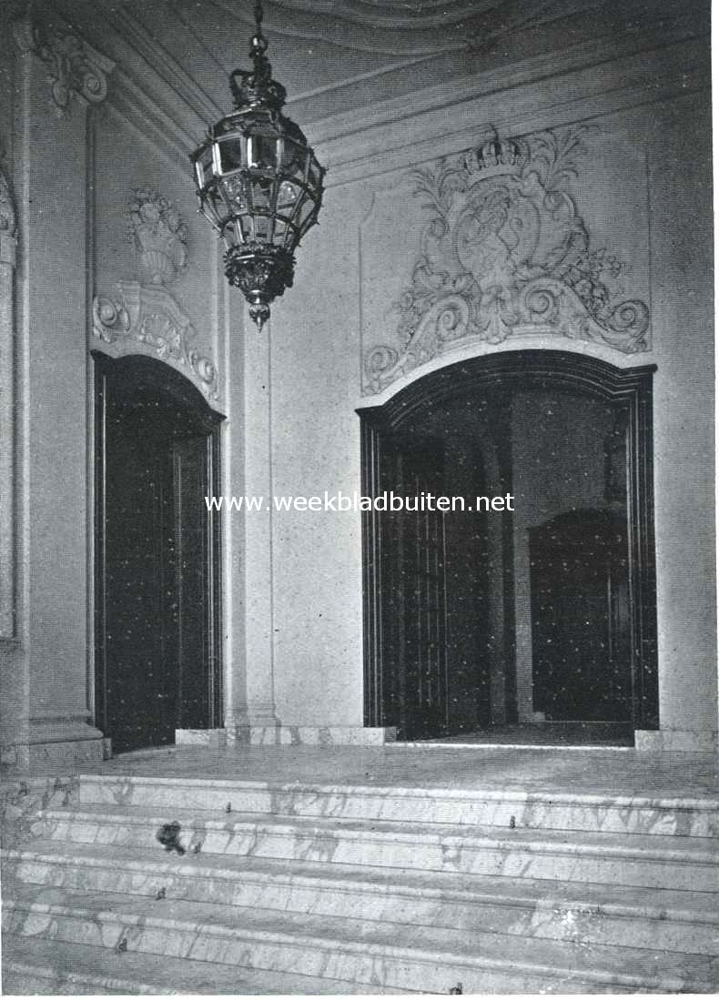 De vestibule in het Logement van Amsterdam