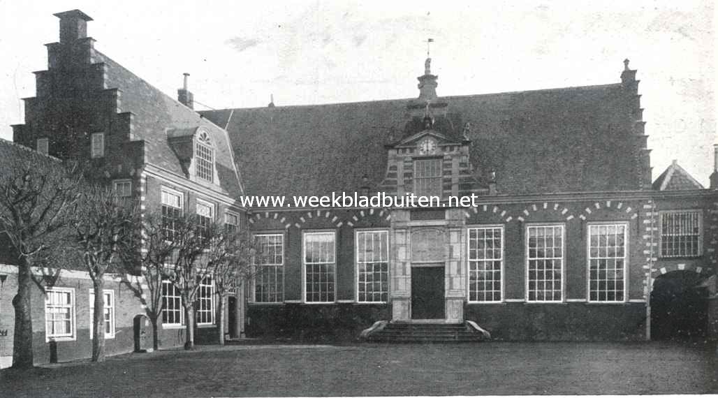 De Stadsdoelen te Haarlem. Hoofdgebouw aan de binnenplaats