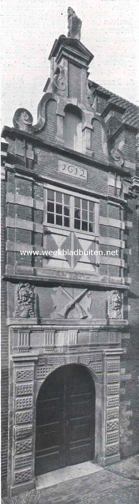 De Stadsdoelen te Haarlem. Poortgebouw in de Gasthuisstraat