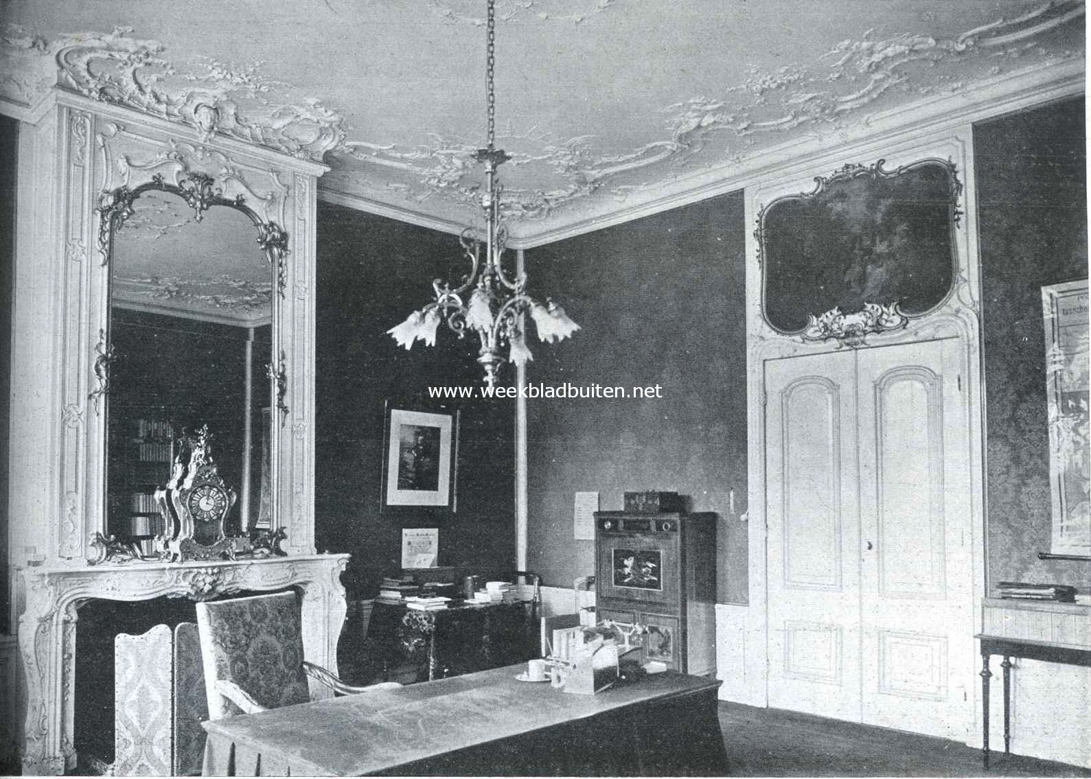 De kamer van den Commissaris der Koningin in het gebouw van het provinciaal gouvernement te 's-Gravenhage