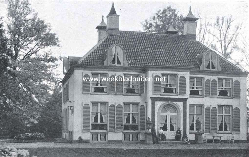 Langs den Vechtstroom bij Nieuwersluis. Huize Nieuwerhoek aan de Vecht