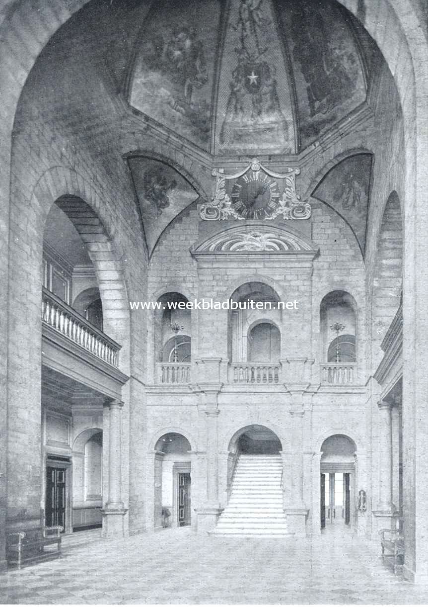 De vestibule van het stadhuis van Maastricht