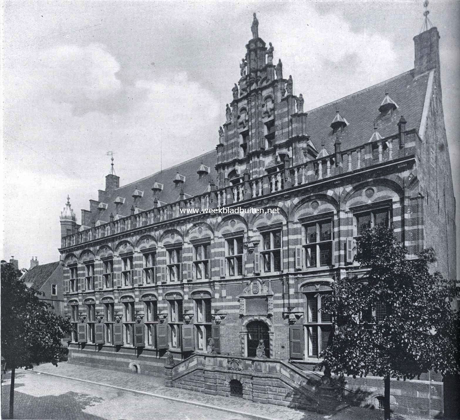 De Kanselarij te Leeuwarden. Gevel van de Kanselarij te Leeuwarden