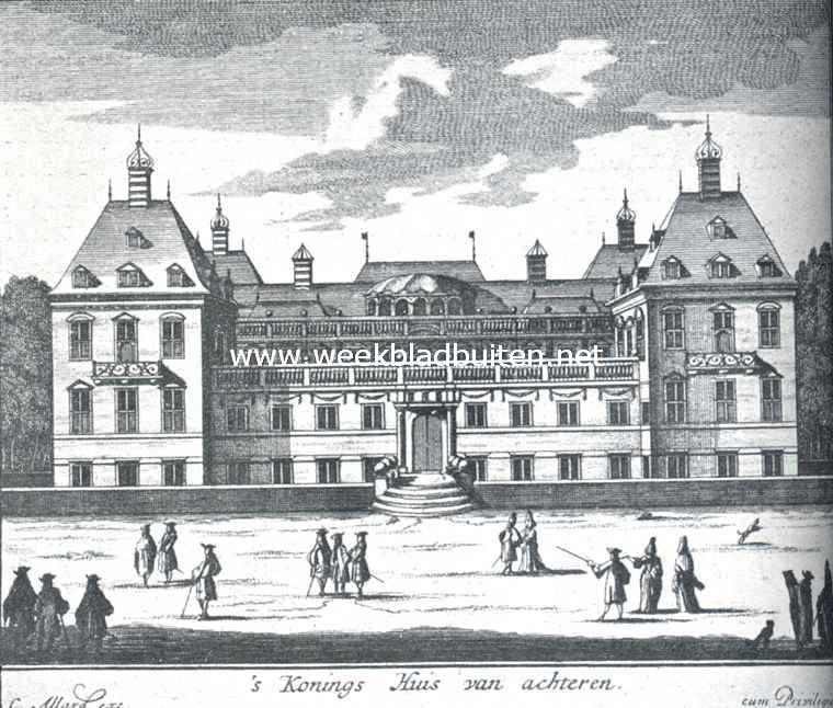Het Huis Honselerdijk. Achtergevel van het Huis Honselerdijk