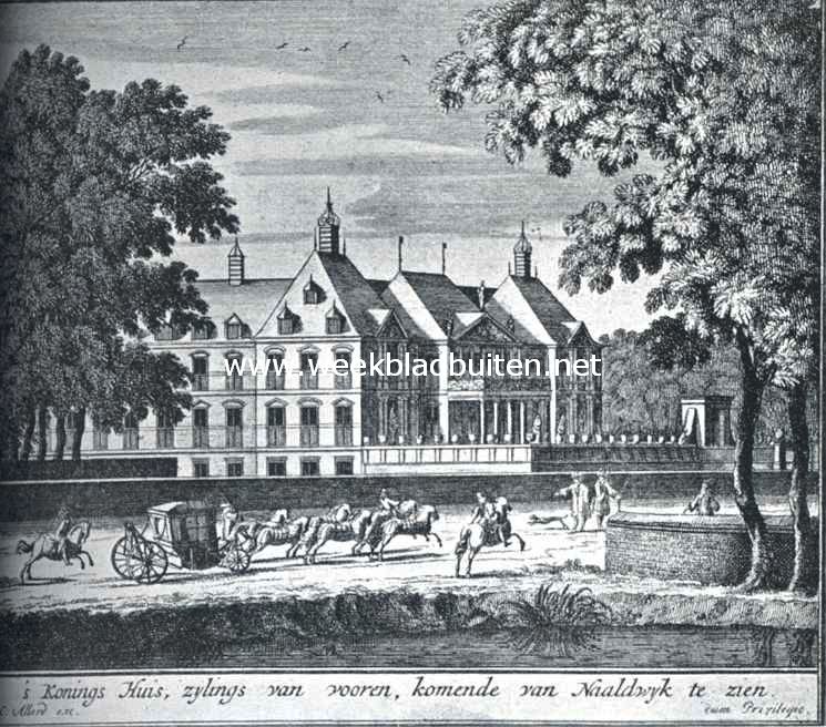 Het Huis Honselerdijk. Het Huis Honselerdijk, van ter zijde gezien