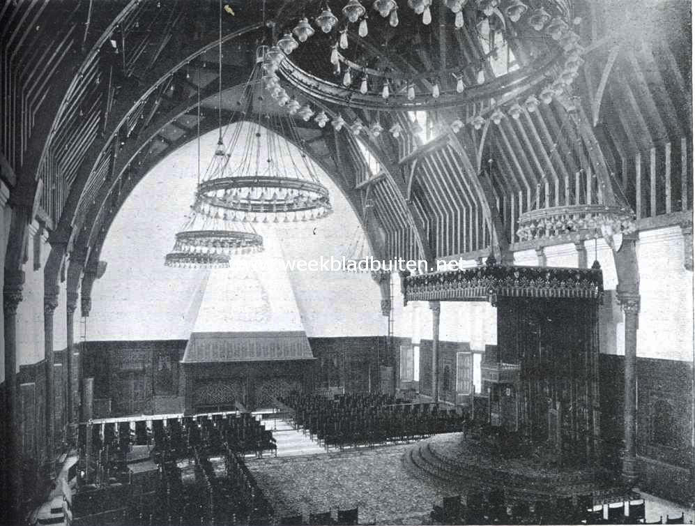 Het Binnenhof. De Groote- of Hofzaal in haar tegenwoordigen toestand