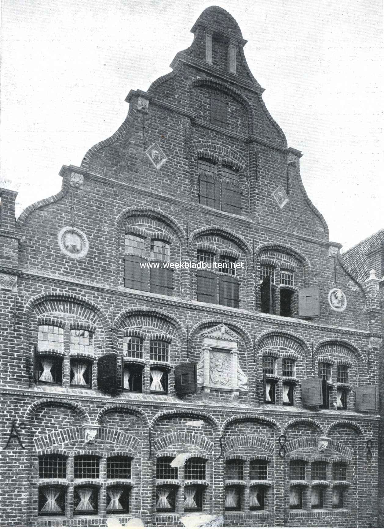Oude gevel aan de Groote Kerkstraat te Venlo