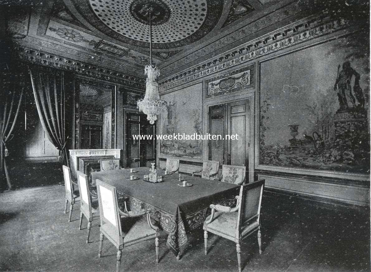 Het Binnenhof. V.m. kabinet van Willem V, thans raadskamer der ministers in het nieuwe gebouw
