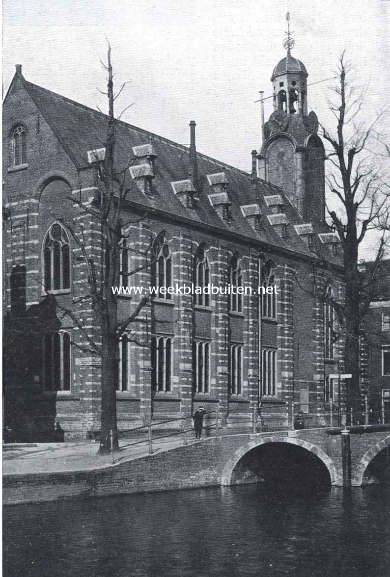 De v.m. kapel van het klooster der Witte Nonnen te Leiden, sinds 1581 Academiegebouw