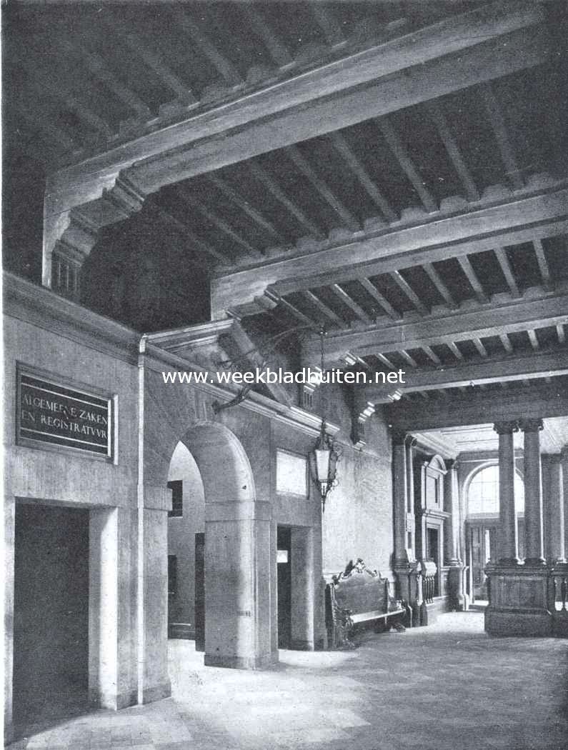 Benedenhal in het stadhuis te 's-Hertogenbosch