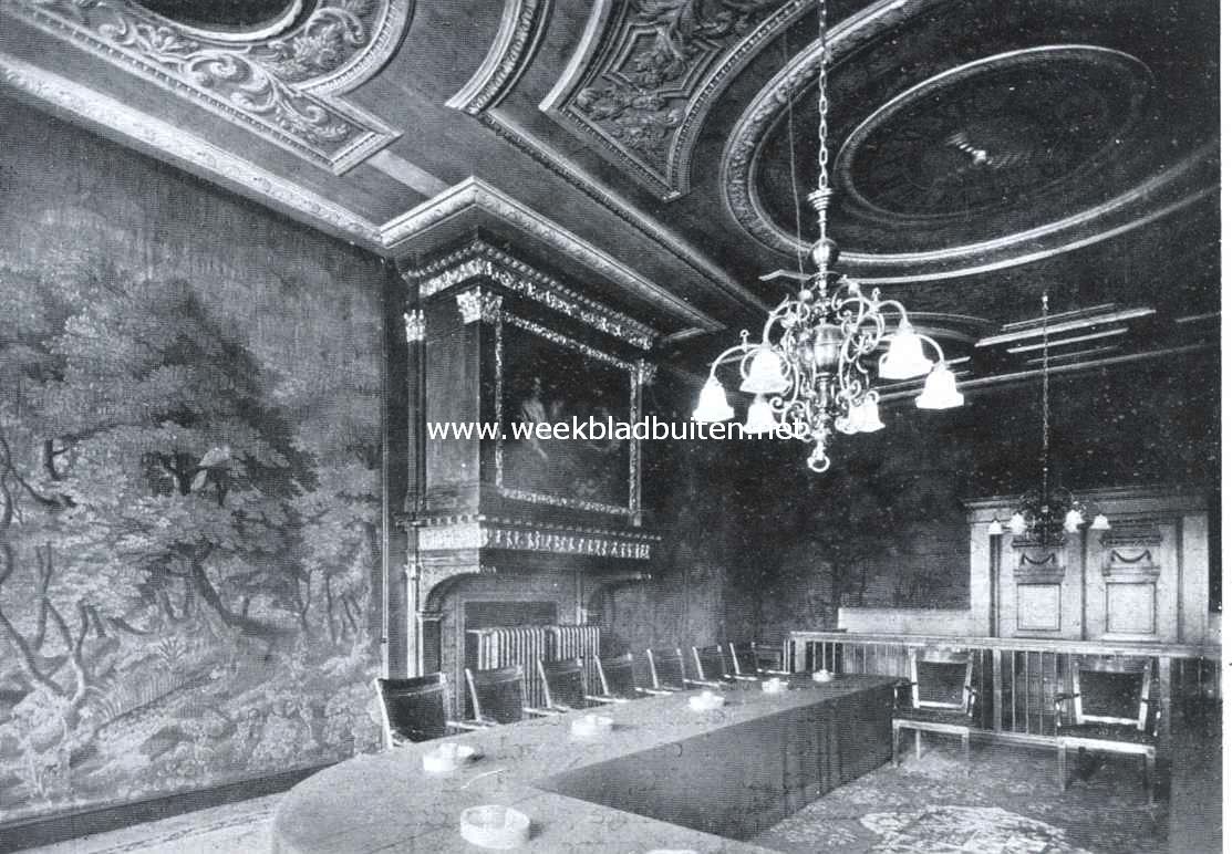 De raadzaal in het stadhuis te 's-Hertogenbosch