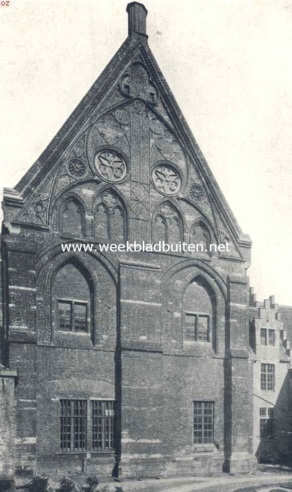 Oostgevel van de Byloke te Gent