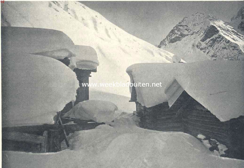 Sneeuwlandschap in de omgeving van Davos