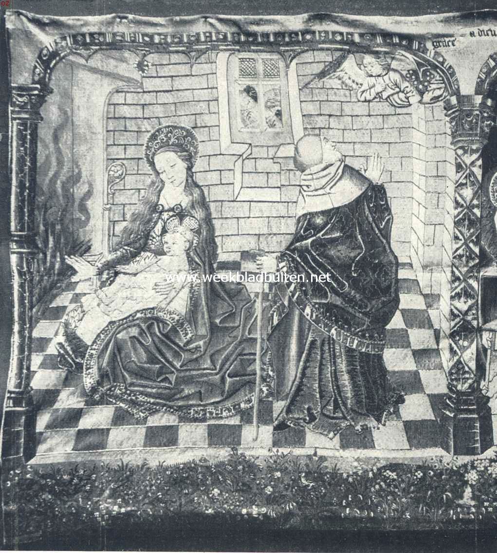 Wandtapijten der Gothiek in Frankrijk en Vlaanderen. Touraine (1500). Fragment uit het leven der H. Maagd (Notre Dame, Beaune)