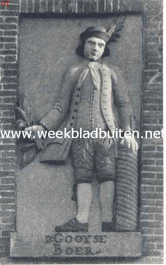 Gevelsteen in een huis te Muiden