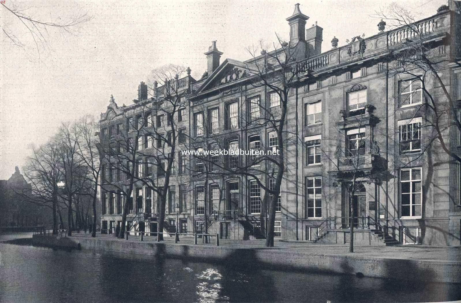 Amsterdamsche grachtpaleizen. Amsterdamsche grachtpaleizen aan de 