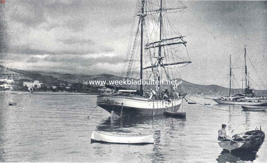 Op de reede voor Menton