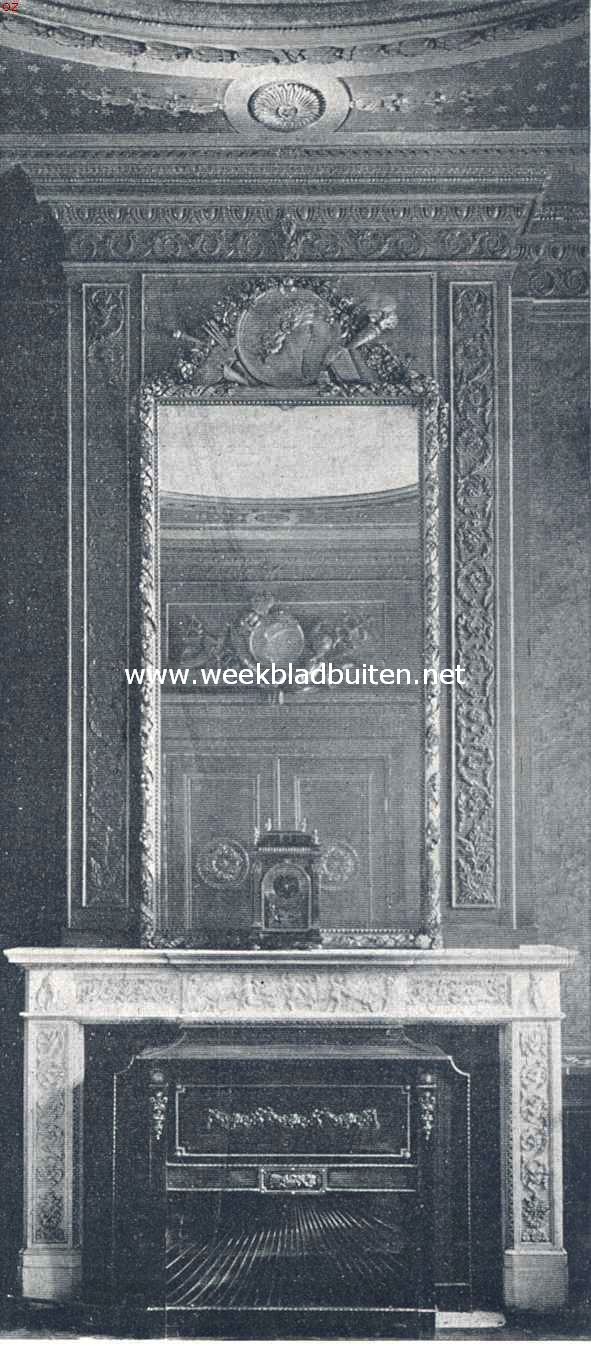 Amsterdamsche grachtpaleizen. De schoorsteen in de 