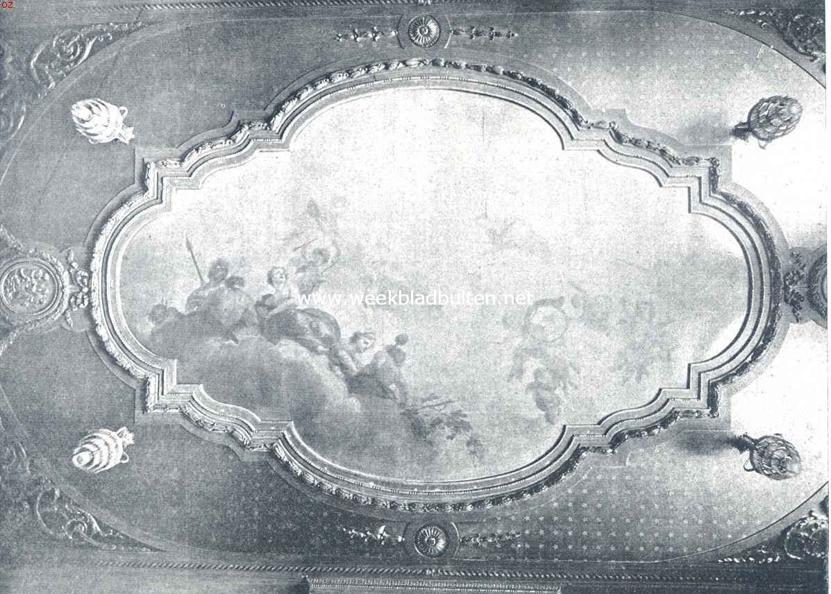 Amsterdamsche grachtpaleizen. Het plafond in de 