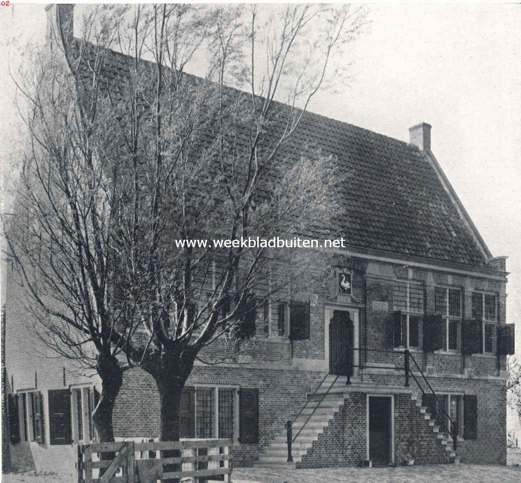 Het herstelde v.m. Raadhuis te Ransdorp