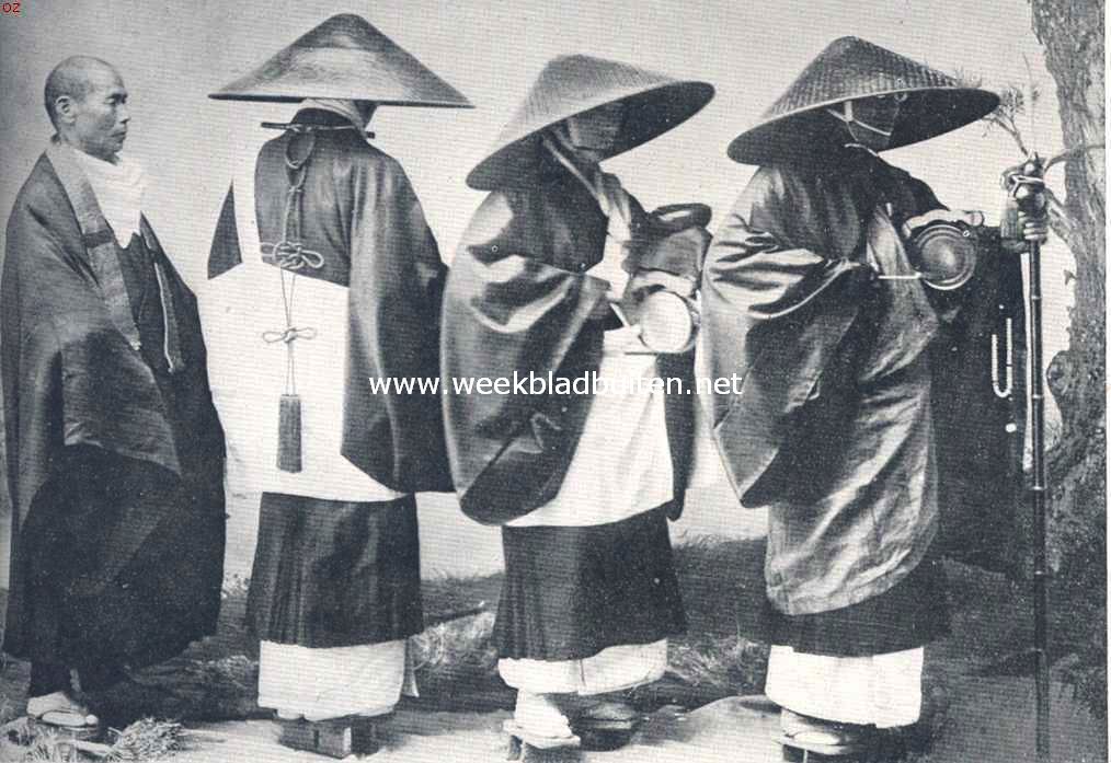 Boeddhistische priester in Tokio